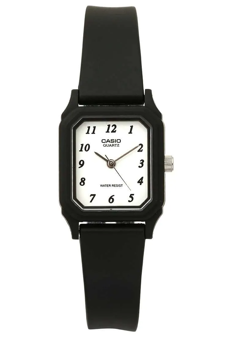 Casio LQ-142-7BDF Black Rubber Strap Watch for Women