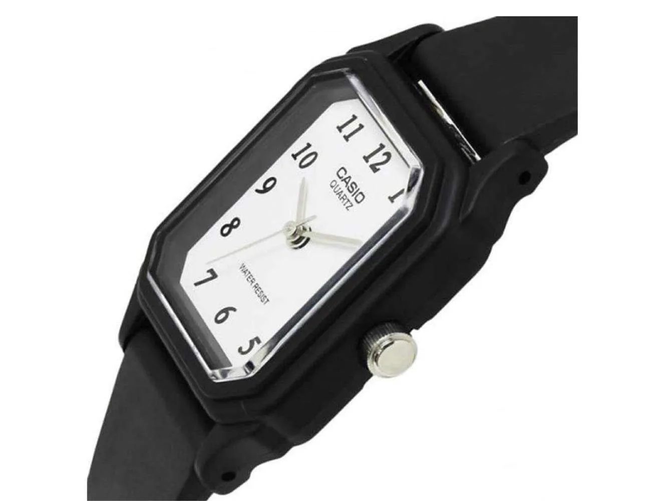 Casio LQ-142-7BDF Black Rubber Strap Watch for Women