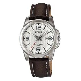 Casio LTP-1314L-7AVDF Brown Leather Strap Watch for Women