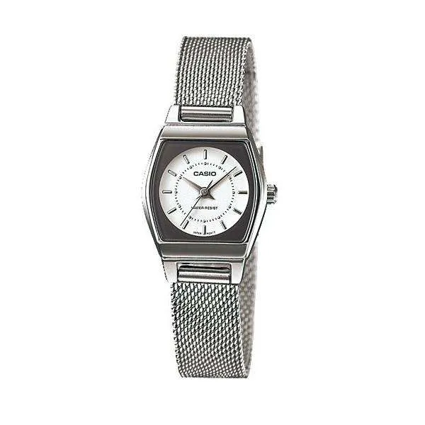 Casio LTP-1364D-7AVDF Silver Stainless Steel Mesh Strap Watch for Women