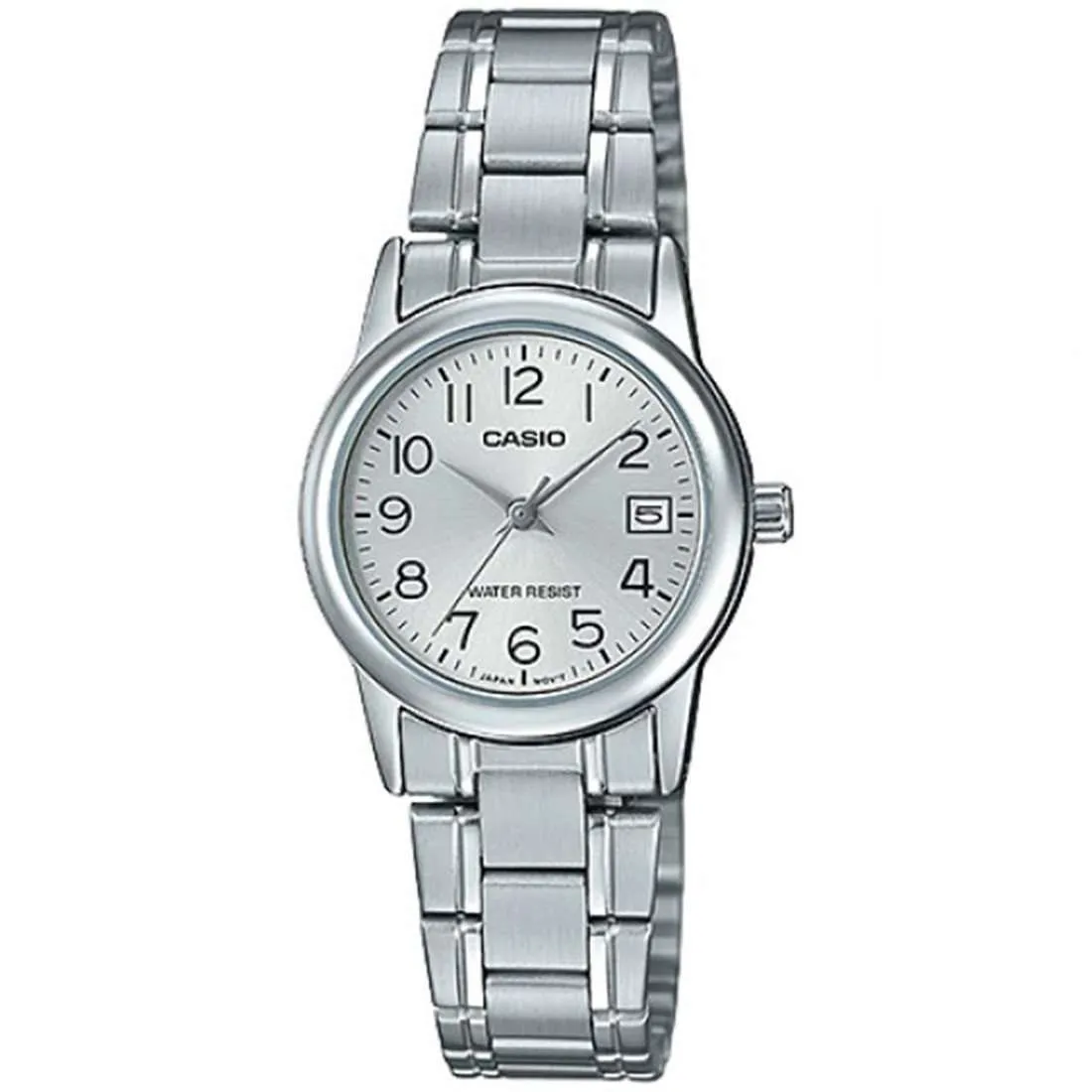 Casio LTP-V002D-7B Silver Stainless Steel Strap Watch for Women