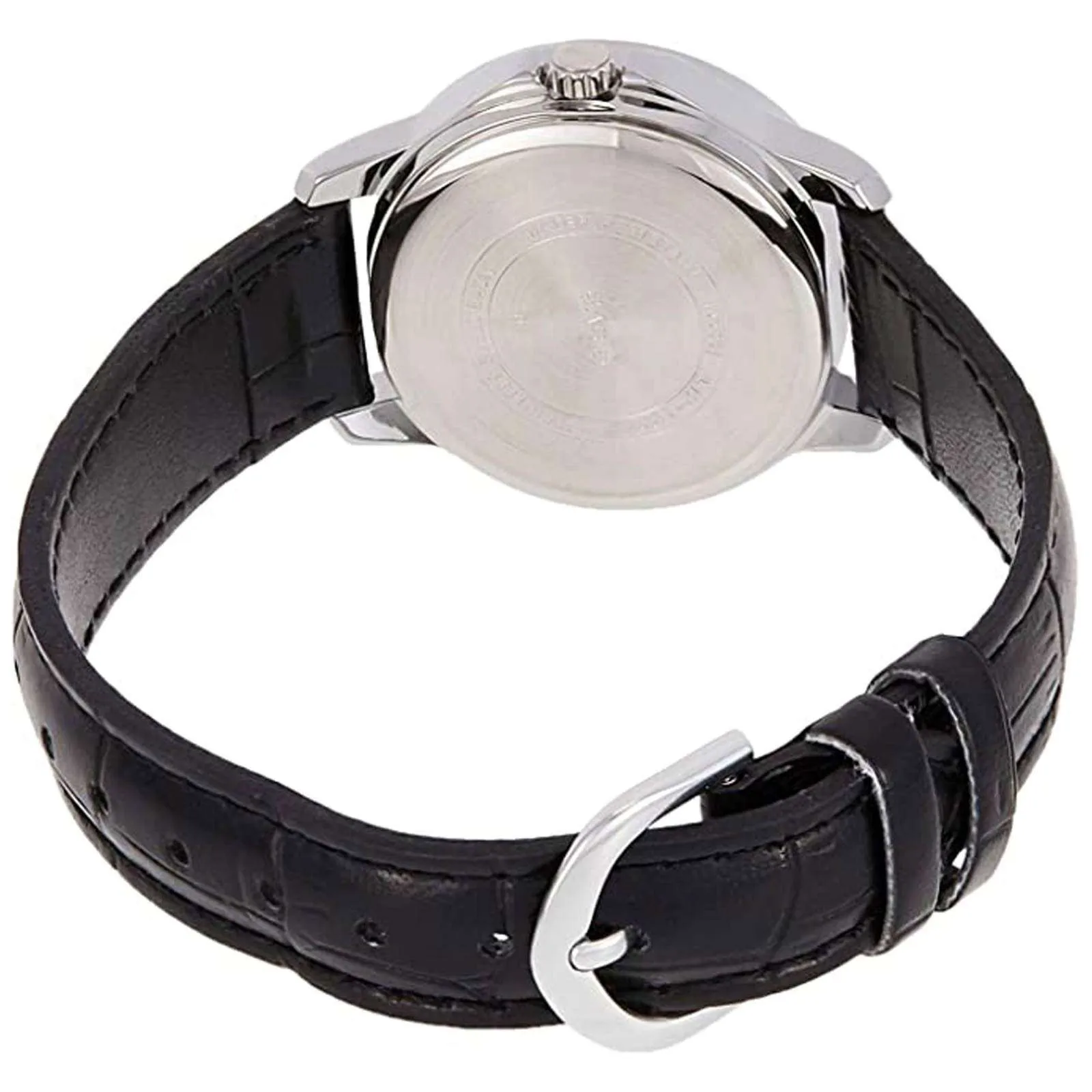 Casio LTP-V004L-1B Black Leather Watch for Women