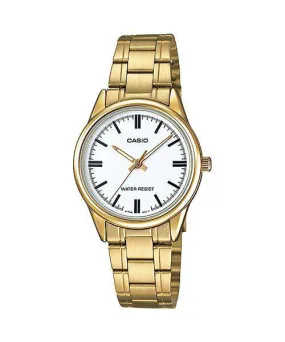 Casio LTP-V005G-7A Gold Stainless Steel Strap Watch for Women