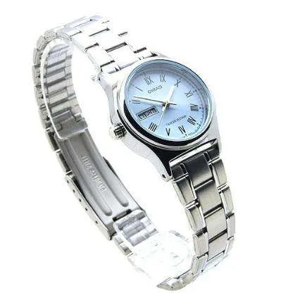 Casio LTP-V006D-2B Silver Stainless Steel Strap Watch for Women