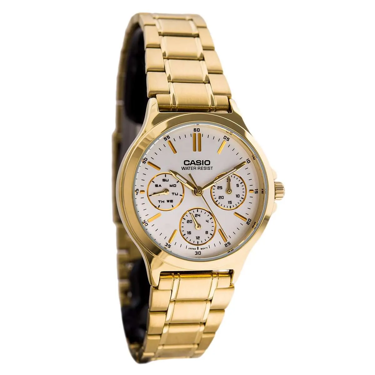 Casio LTP-V300G-7A Gold Plated Strap Watch for Women