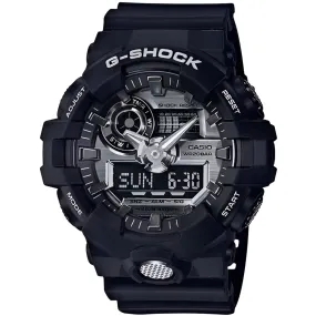 Casio Men’s Watch - G-Shock World Time Black Resin Strap Analog-Digital | GA-710-1A