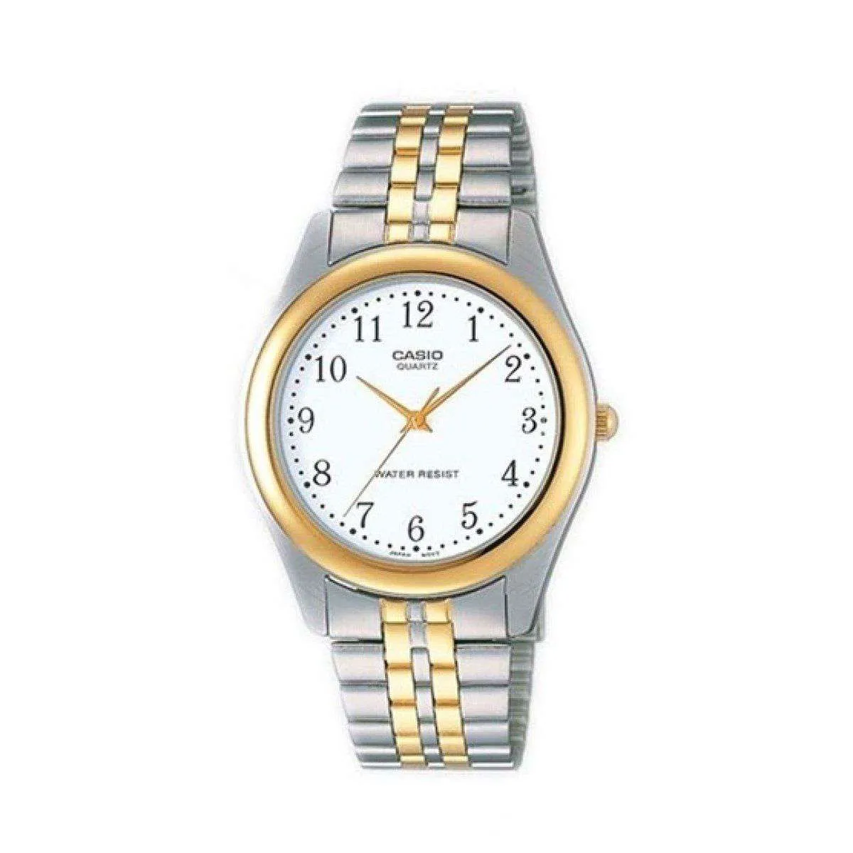 Casio MTP-1129G-7BRDF Two Tone Stainless Steel Strap Watch for Men