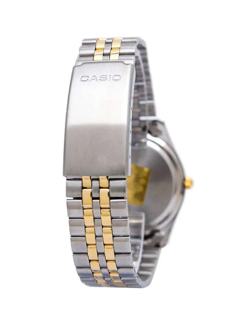 Casio MTP-1129G-7BRDF Two Tone Stainless Steel Strap Watch for Men