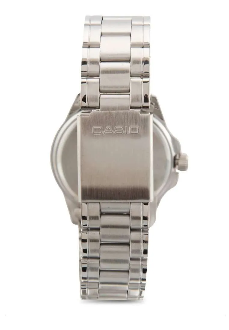 Casio MTP-1215A-1ADF Silver Stainless Steel Strap Watch for Men