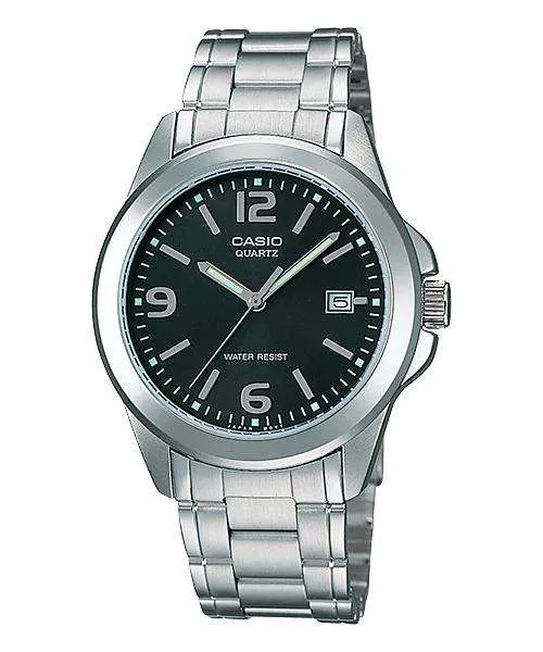 Casio MTP-1215A-1ADF Silver Stainless Steel Strap Watch for Men