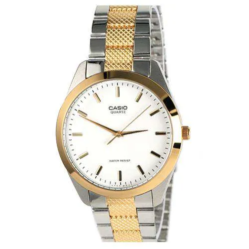 Casio MTP-1274SG-7ADF Two Tone Stainless Steel Strap Watch for Men