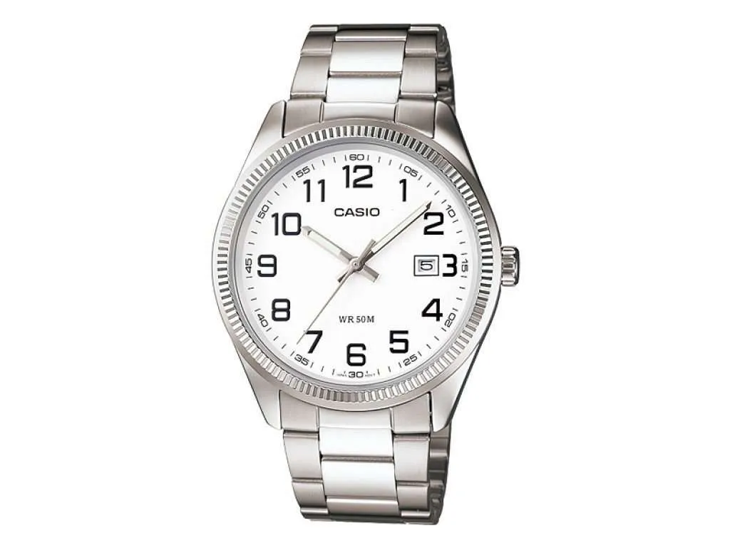 Casio MTP-1302D-7BVDF Silver Stainless Steel Strap Watch for Men