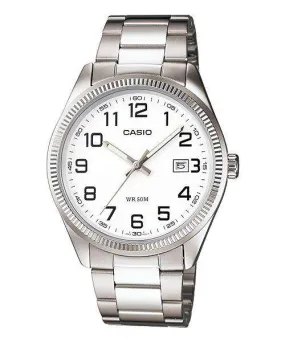 Casio MTP-1302D-7BVDF Silver Stainless Steel Strap Watch for Men