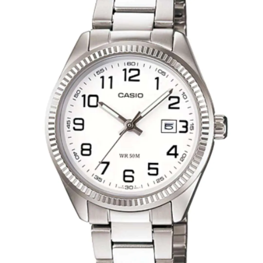 Casio MTP-1302D-7BVDF Silver Stainless Steel Strap Watch for Men