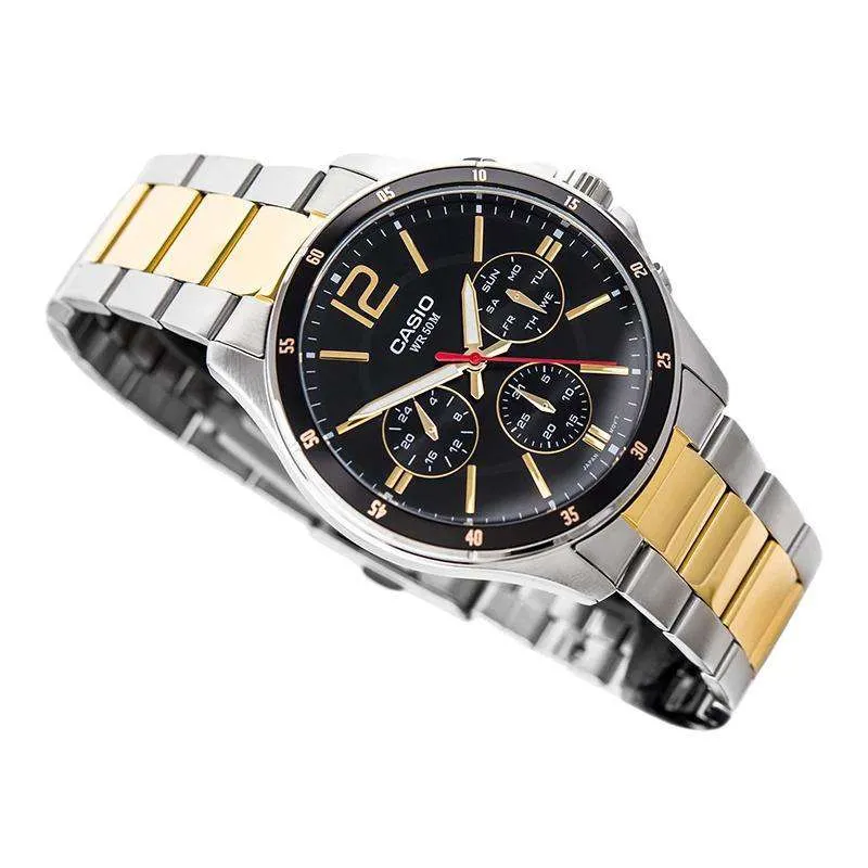 Casio MTP-1374SG-1AVDF Two Tone Stainless Watch for Men