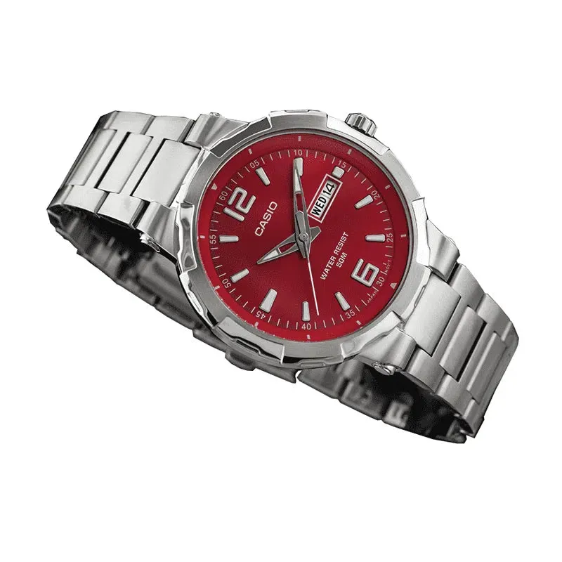 Casio MTP-E119D-4AVDF Silver Stainless Watch for Men