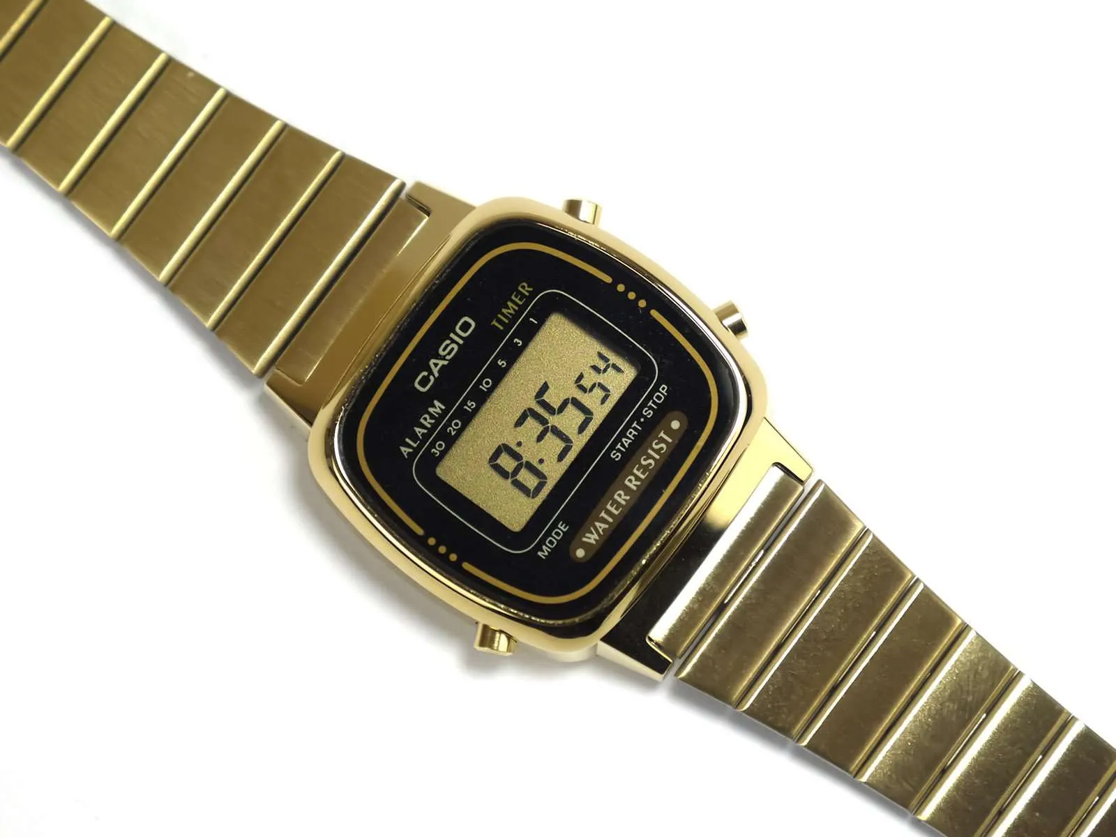 Casio Vintage LA670WGA-1D Gold Plated Watch for Women