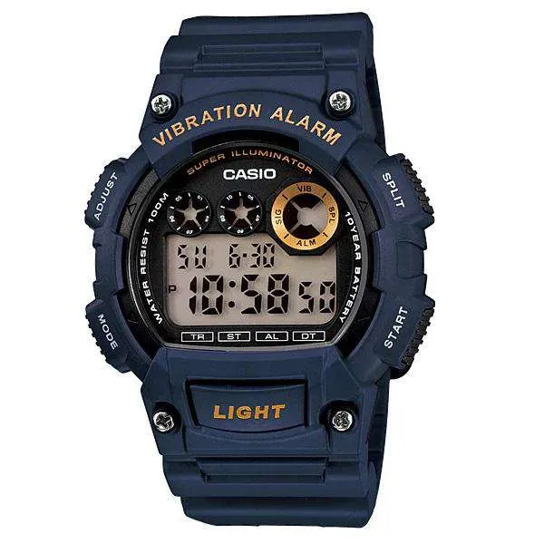 Casio W-735H-2A Navy Blue Resin Watch for Men