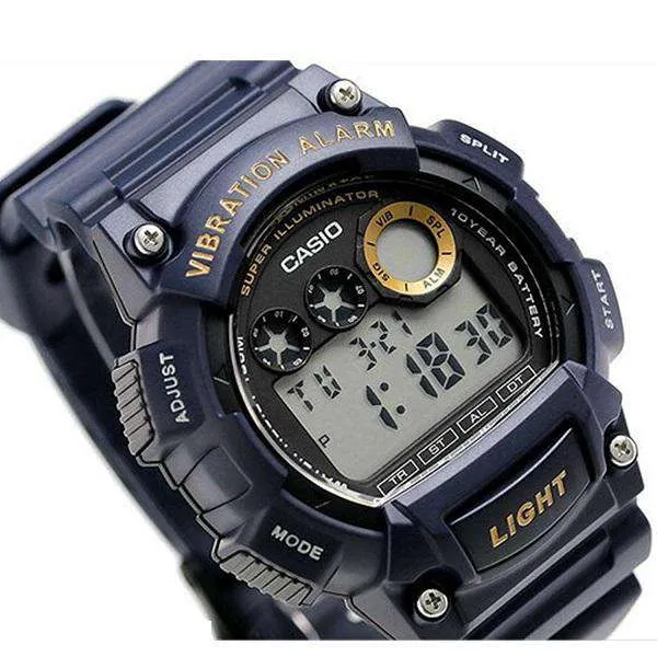 Casio W-735H-2A Navy Blue Resin Watch for Men