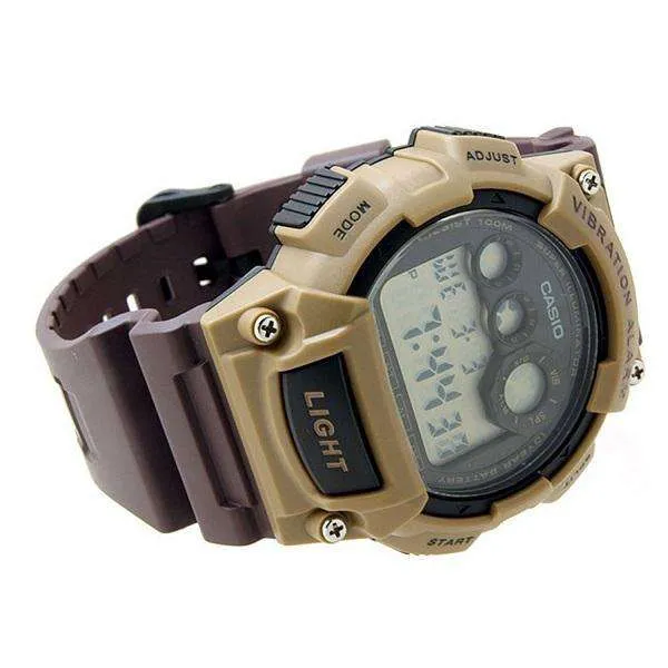 Casio W-735H-5A Brown Resin Watch for Men