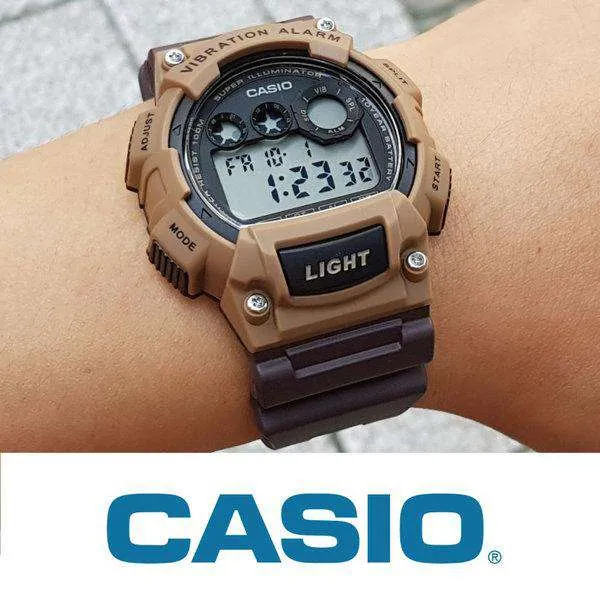 Casio W-735H-5A Brown Resin Watch for Men