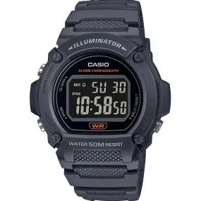 Casio W219H-8 Grey Digital Watch