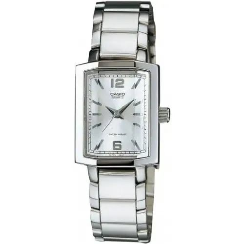 Casio Women's Stainless Steel Analog Cut Glass Watch LTP1233D-7A