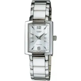 Casio Women's Stainless Steel Analog Cut Glass Watch LTP1233D-7A