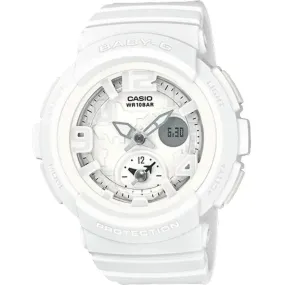 Casio Women's Watch - Baby-G Beach Traveler White Analog-Digital Dial | BGA190BC-7B