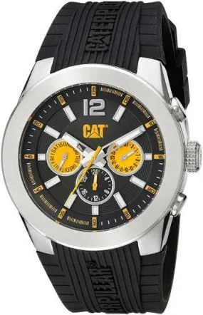 Cat Watches Men's Ab14921137 T7 Multi Analog Display Quartz Black Watch