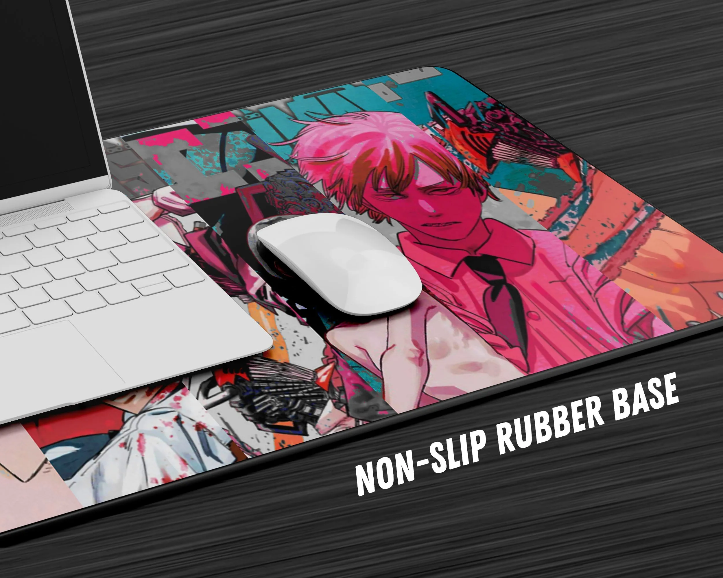 Chainsaw Man Manga Collage Gaming Mouse Pad