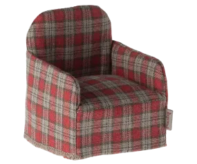 Chair, Mouse - Red Checker