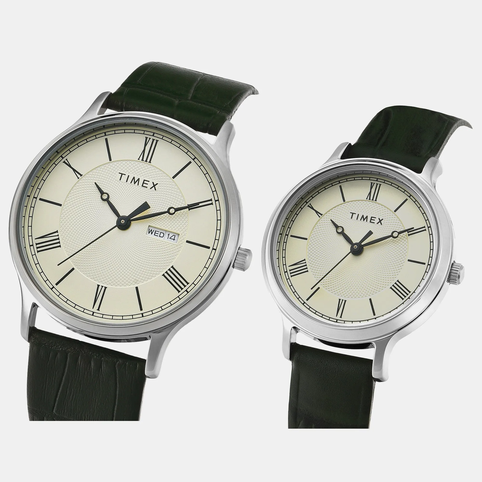 Classics Couple Beige Analog Leather Watch TW00PR299