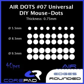 Corepad Skatez AIR Mouse Feet - #07 Universal DIY Dots