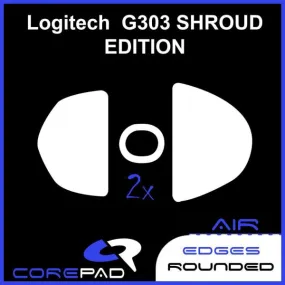 Corepad Skatez AIR Mouse Feet for Logitech G303 Shroud Edition