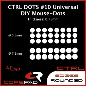 Corepad Skatez CTRL Mouse Feet - #10 Universal DIY Dots