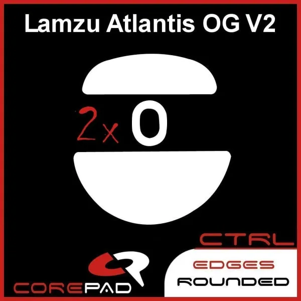 Corepad Skatez CTRL Mouse Feet for Lamzu Atlantis OG V2 / OG V2 4K / OG V2 Pro