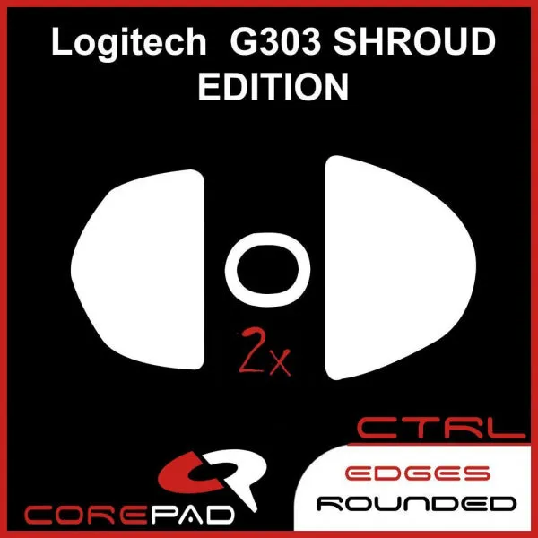 Corepad Skatez CTRL Mouse Feet for Logitech G303 Shroud Edition