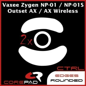 Corepad Skatez CTRL Mouse Feet for Vaxee Zygen NP-01 / NP-01S / Outset AX