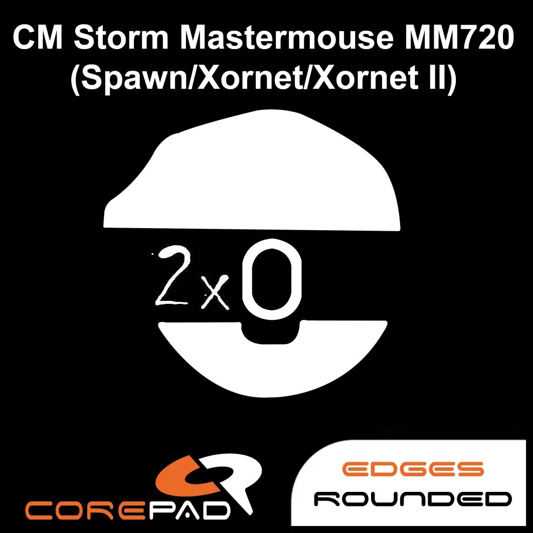 Corepad Skatez Mouse Feet for Cooler Master MM720 (Spawn/Xornet Refresh)