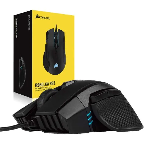 Corsair Ironclaw RGB Gaming Mouse Black