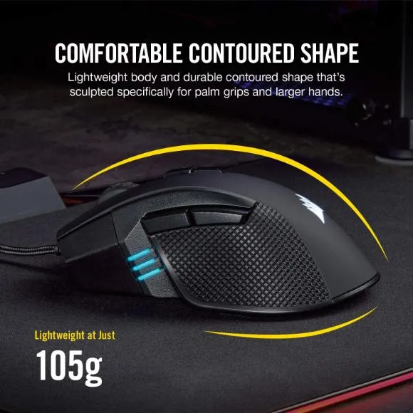 Corsair Ironclaw RGB Gaming Mouse Black