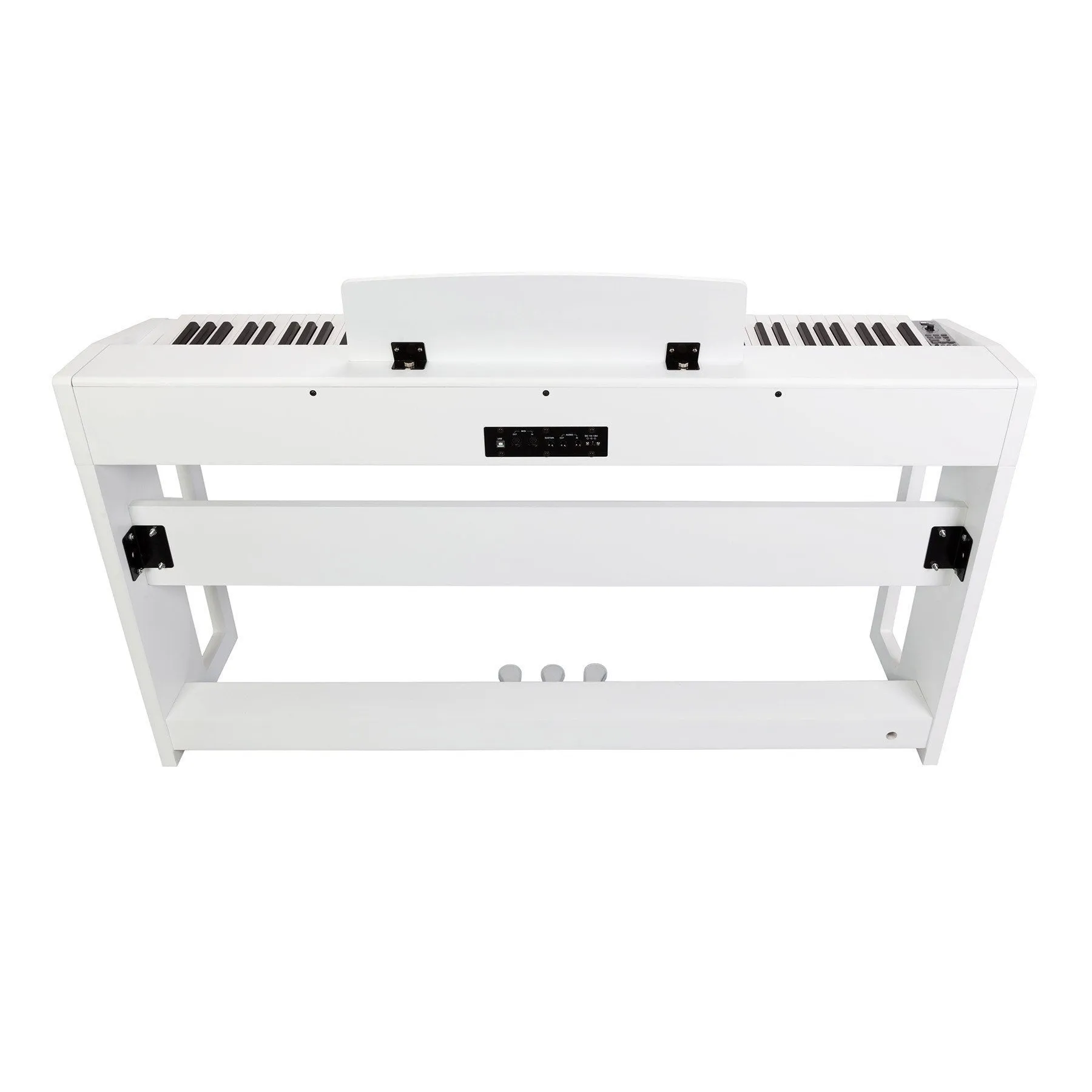 Crown 88-Key Hammer Action Compact Digital Piano (White)