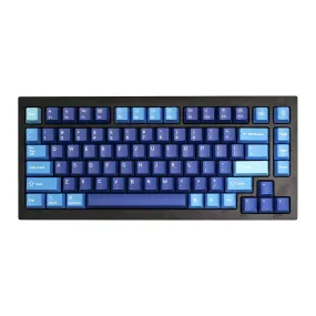 Custom Q1 QMK Mechanical Keyboard (Q1 Carbon Black)( Ocean Keycap)