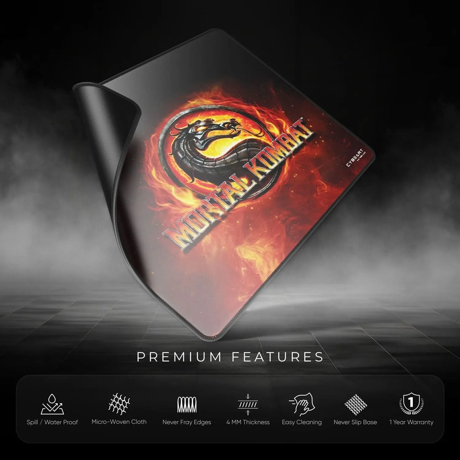 CYBEART MORTAL KOMBAT GAMING MOUSE PAD RAPID SERIES 450 MM (L)