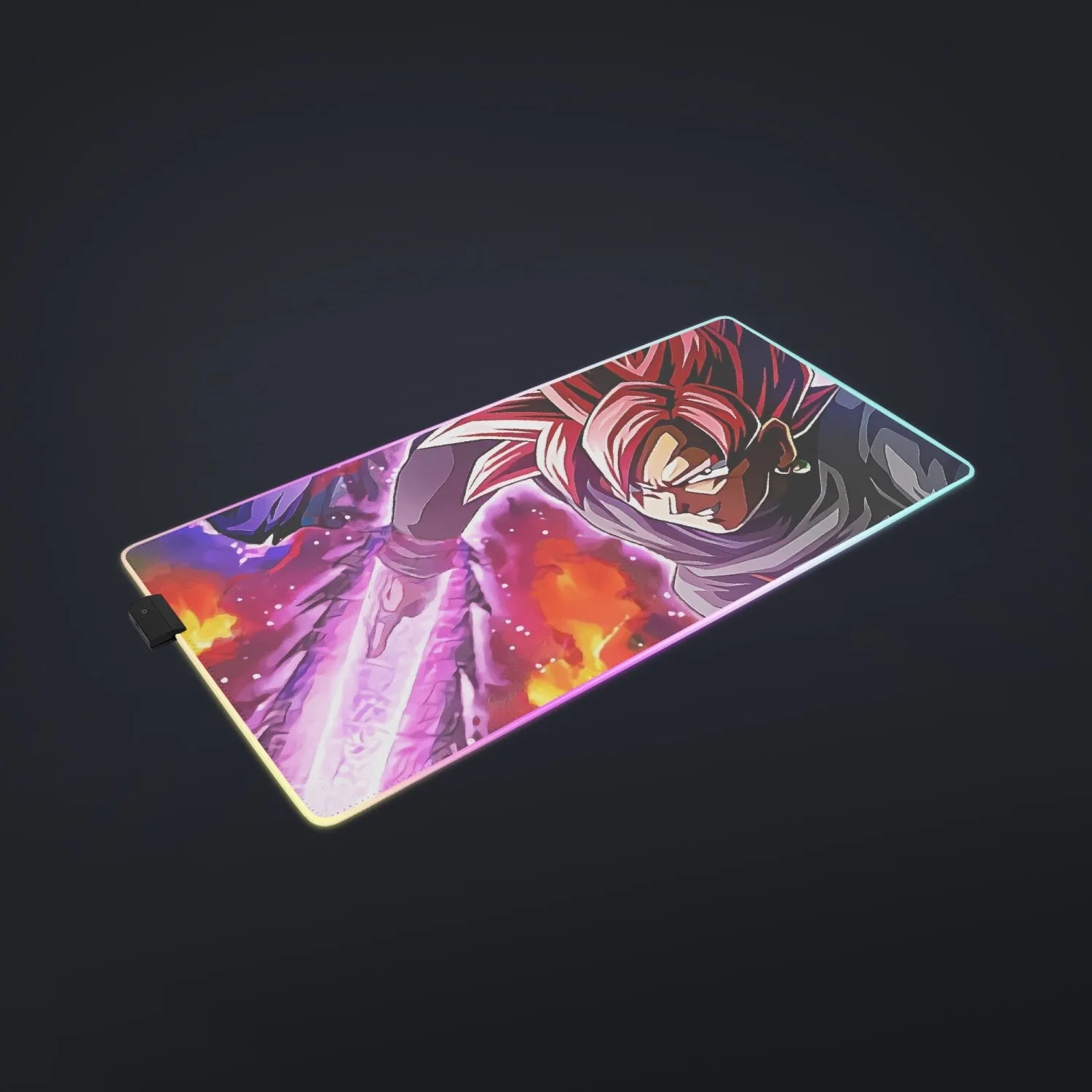 DBZ Goku Black Zamasu Super Saiyan Rose Dope Vibe cool  LED  Mouse Pad