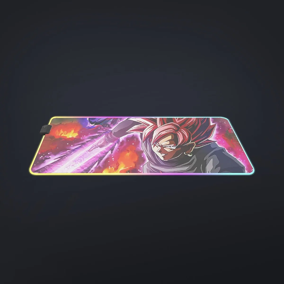 DBZ Goku Black Zamasu Super Saiyan Rose Dope Vibe cool  LED  Mouse Pad