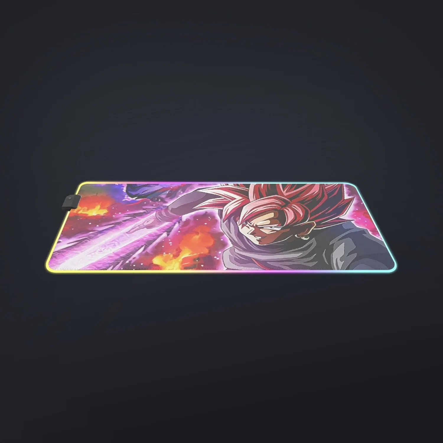 DBZ Goku Black Zamasu Super Saiyan Rose Dope Vibe cool  LED  Mouse Pad