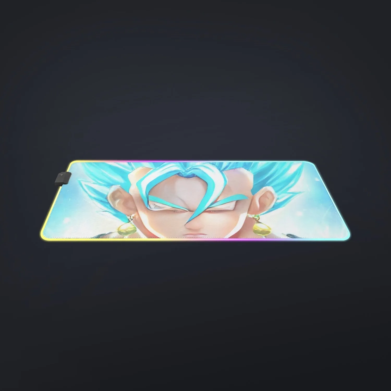 DBZ Goku God Saiyan Blue SSGSS Potara Fusion Design Trendy cool LED  Mouse Pad