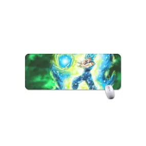 DBZ Goku Super Saiyan Blue SSGSS Kamehameha Power Attack Mouse Pad